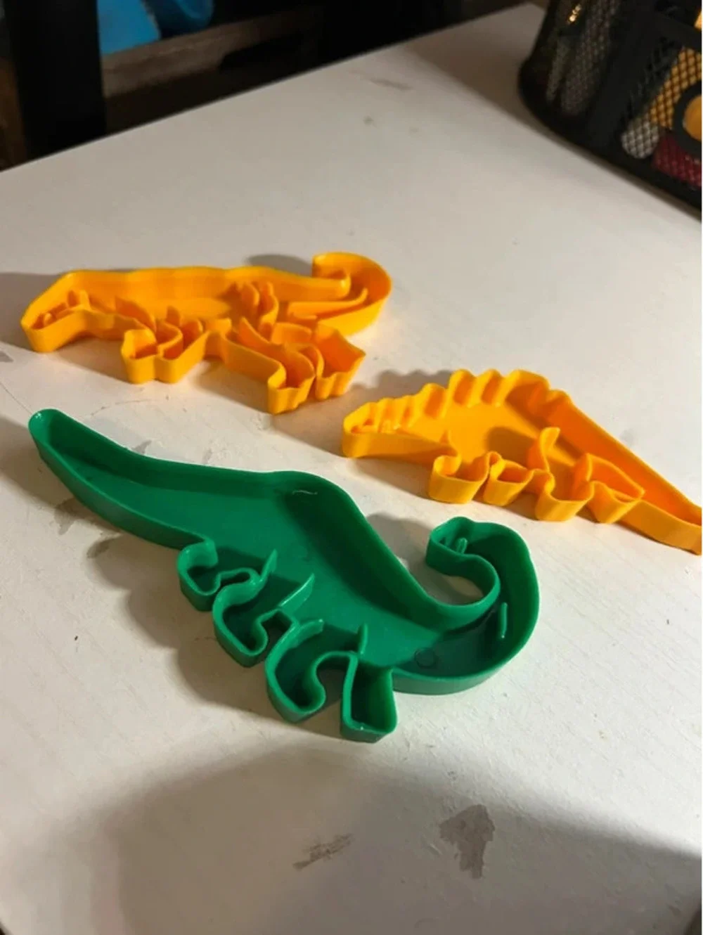1987 Dinosaur cookie cutters